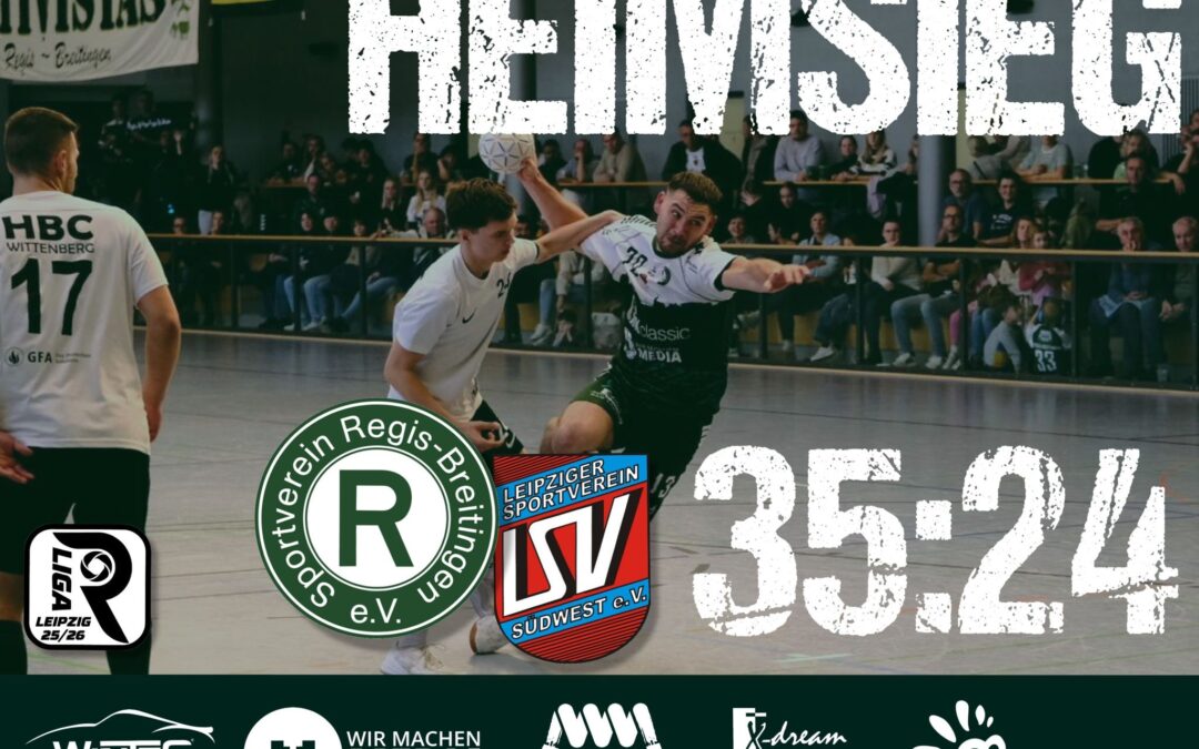 1. MÄNNER WEITER AUF KURS: SOUVERÄNER SIEG GEGEN DIREKTEN KONKURRENTEN LSV SÜDWEST